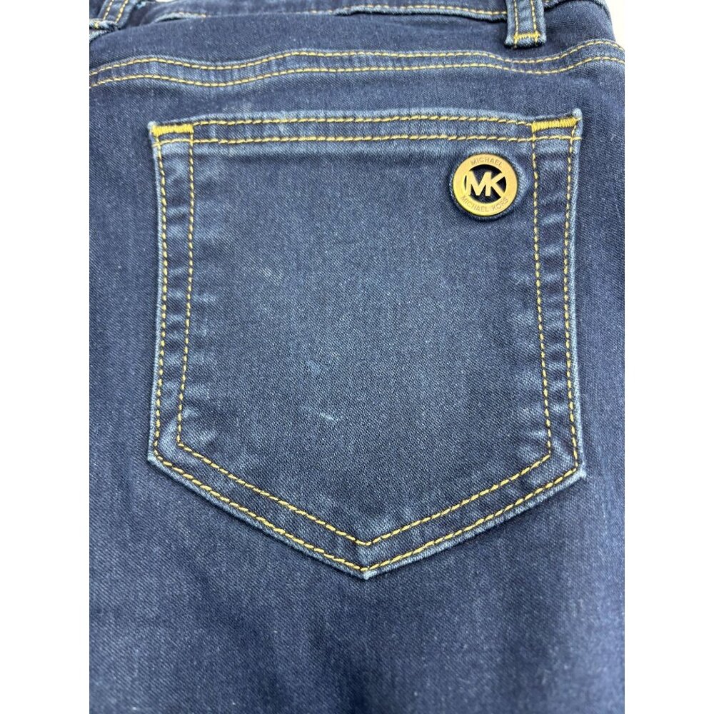 Michael Kors Izzy Skinny Ankle Jeans Size 10 Dark Wash Womens Denim Pants - Picture 12 of 12